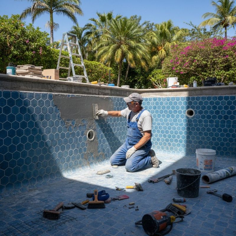 Pool Steps Repair Service