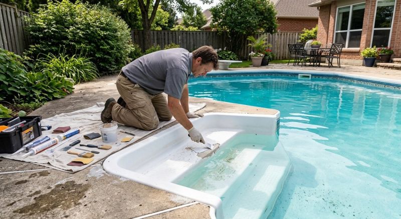 Pool Steps Repair